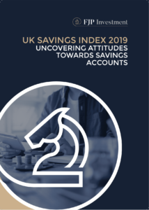 Cover of FJP Investment report: Attitudes towards savings accounts