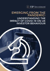 Cover of FJP Investment report: Impact of COVID-19 on UK investor behavior