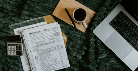 Investor reviewing the terms of a loan note