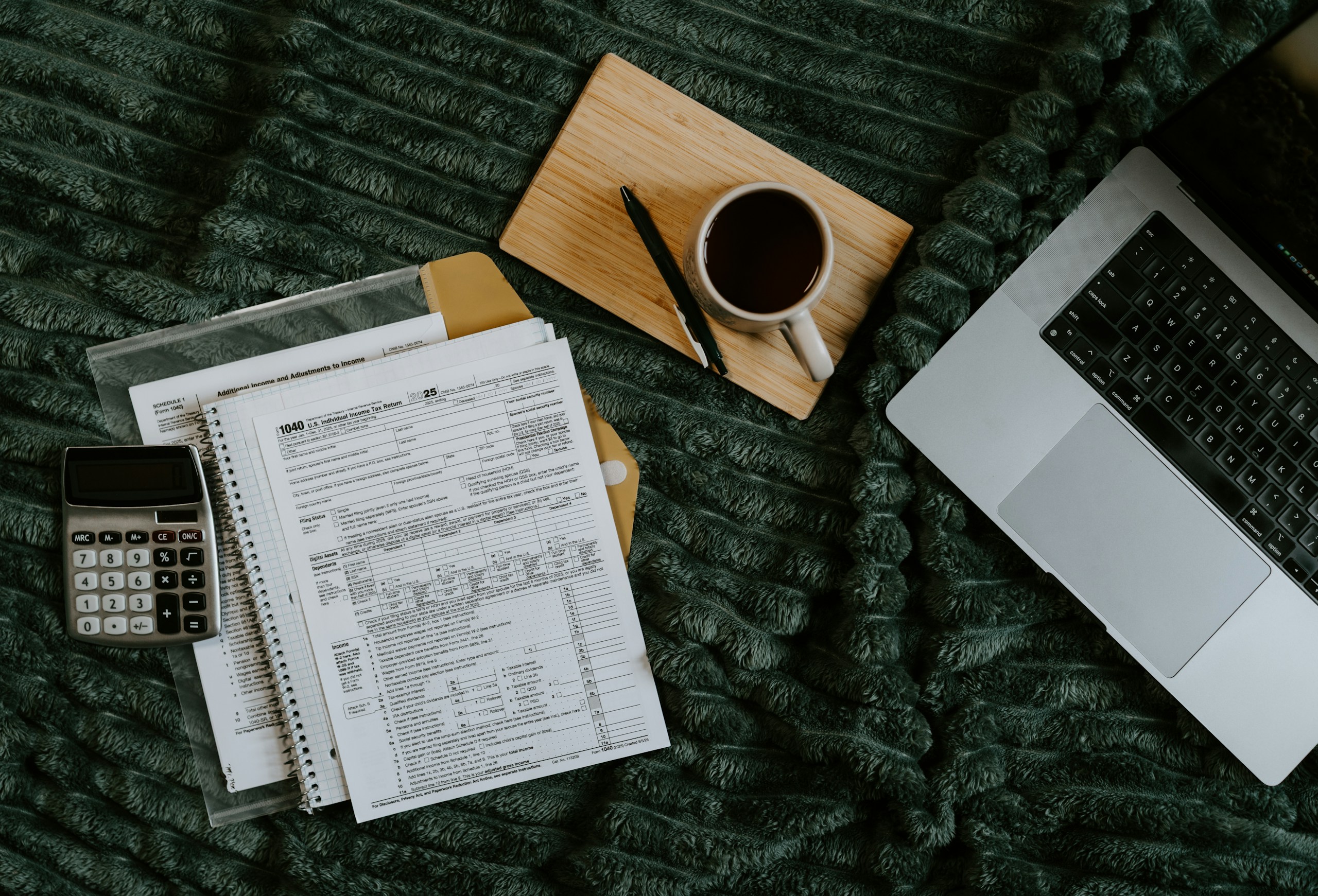Investor reviewing the terms of a loan note